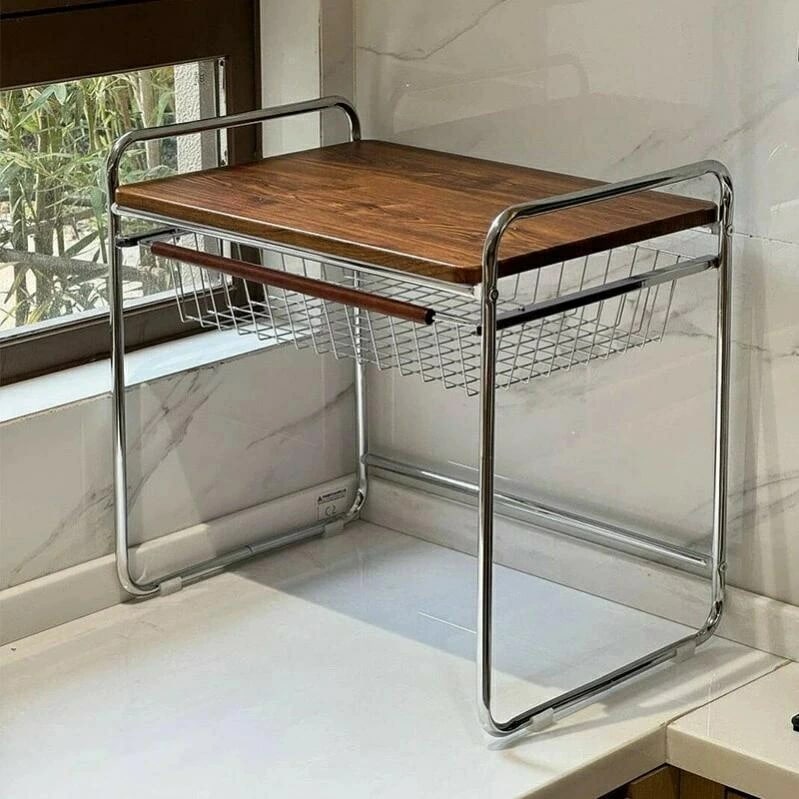 キッチンラック 収納家具 レンジ レンジボード キッチン収納 シェルフ 電子レンジ台 食器棚 小さい オープンラック キッチンラック スリム 大型レンジ対応 スライド棚 キッチン 収納 棚 電子レンジ