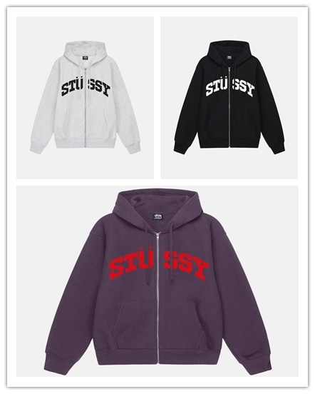 STUSSYステューシー BLOCK SPORT ZIP HOOD Parker Stussy Block Sport Zip Hoodie - Medium Original | eBay