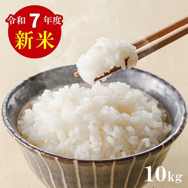 [日本産] お米 令和7年産 新米 / 10kg 白米 日本米 お米 新米 業務用 白米 精米 お米 #送料無料