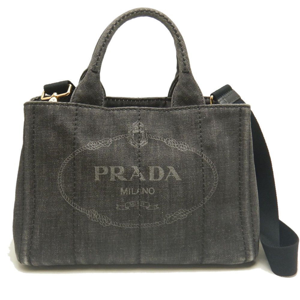 カナパ B2439G トートバッグ キャンバス NERO/253002【中古】