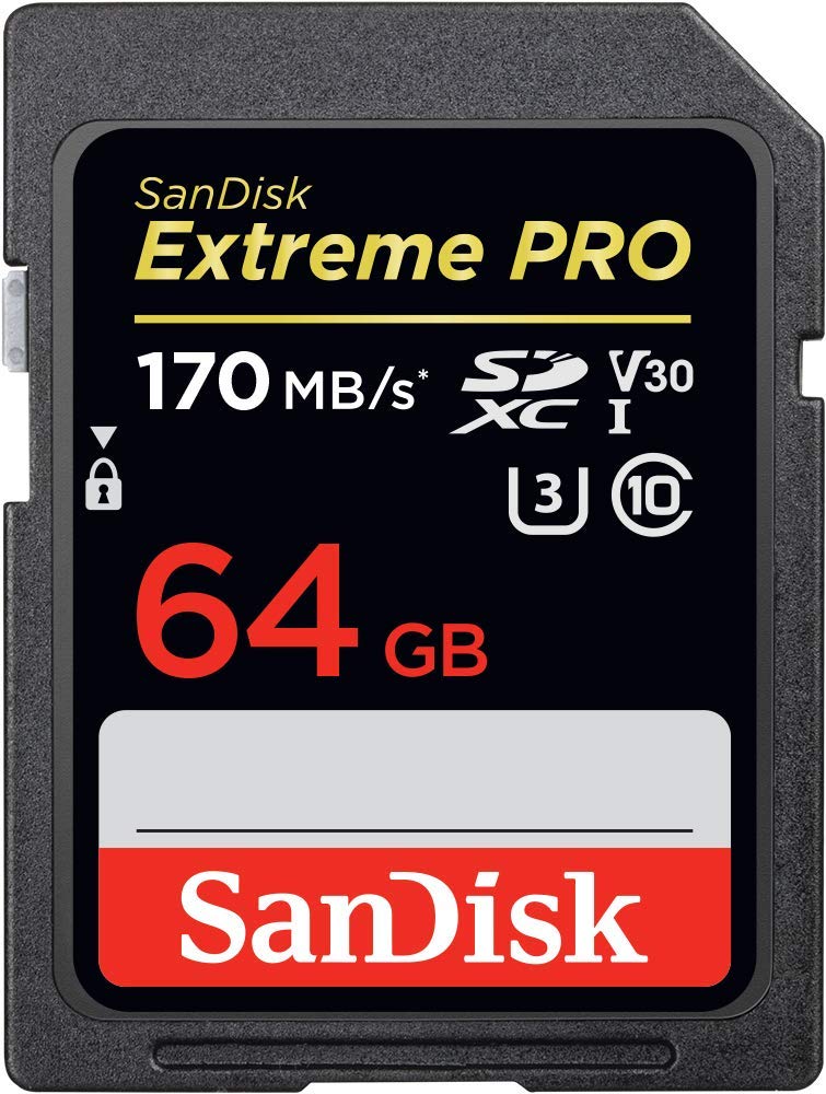 迅速発送 SanDisk 64GB Extreme PRO UHS-I SDXC 170MB/s SDSDXXY-064G サンディスク 海外パッケージ品