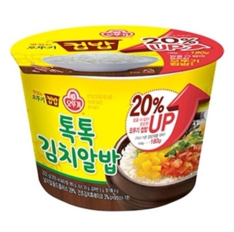 レトルト韓国カップご飯キムチアルバブ 222g x 12ea 即席ご飯お弁当