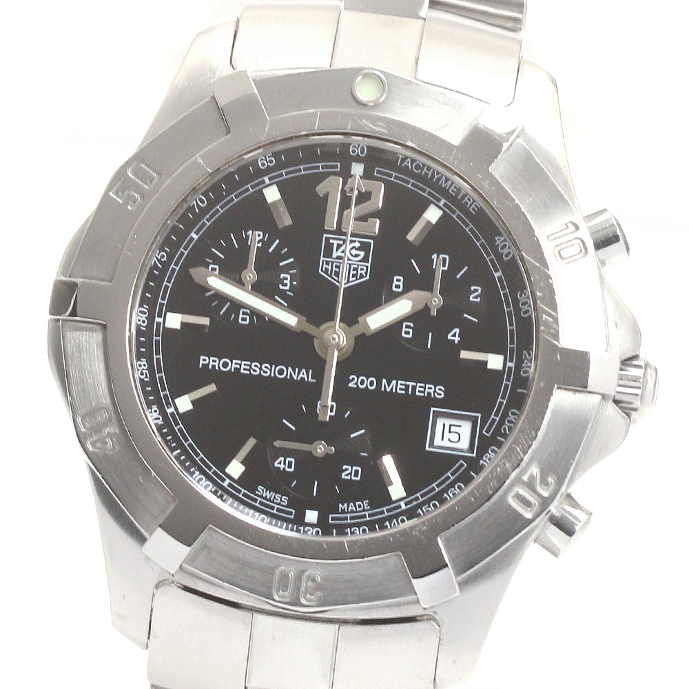 タグホイヤー TAG HEUER CN1110 エクスクルーシブ クロノグラフ クォーツ メンズ _850169【中古】
