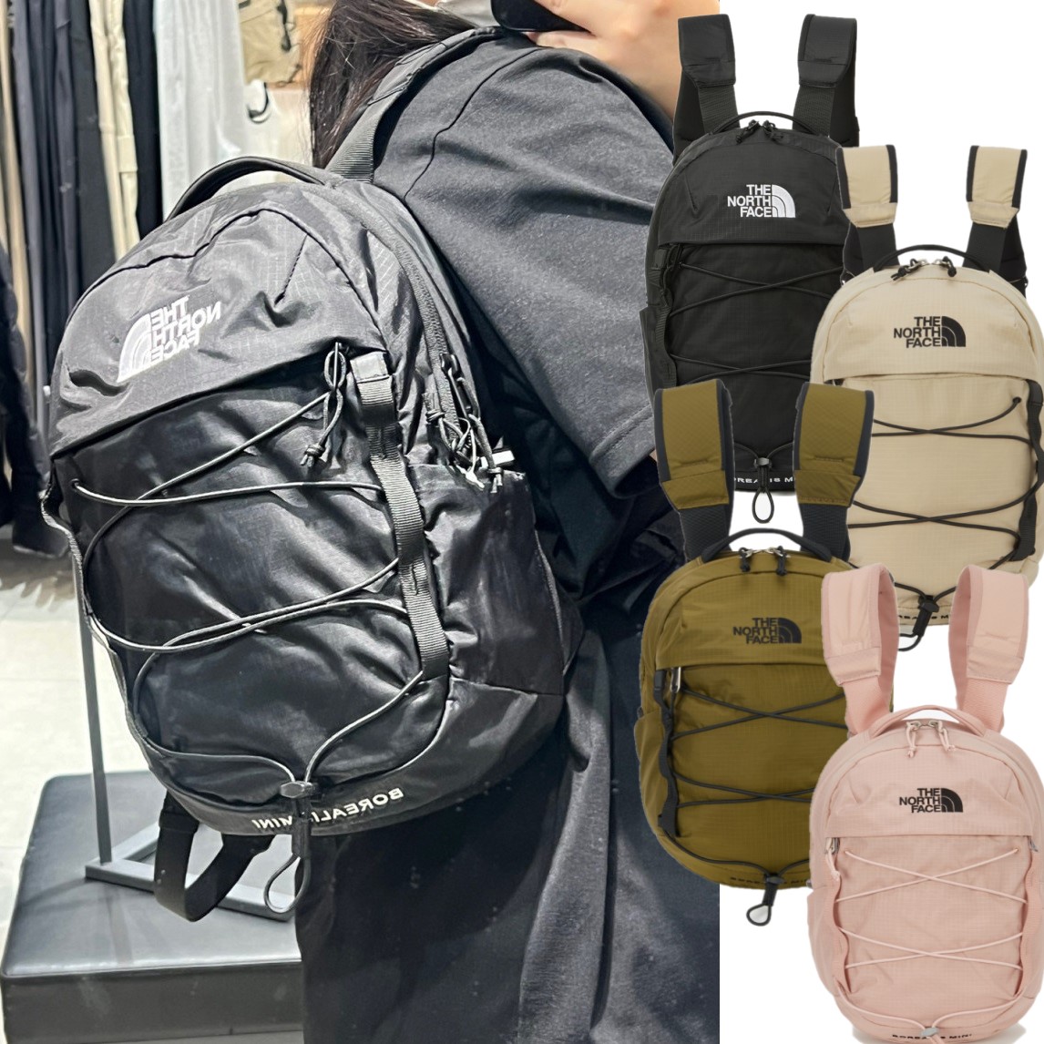 BOREALIS MINI PACK 【日本未発売】 韓国限定 完売必須 人気 軽量 コンパクト 通勤 通学 街歩き アウトドア ユニセックス