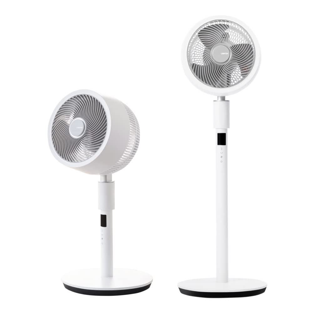 イオン機能付き リビング扇風機 サーキュレーター dcモーター 高さ5段階調節 32段階風量調節 左右90自動首振り 空気清浄 静音 微風 入切タイマー付き 静音モード搭載 自動OFFタイマー 5,250円