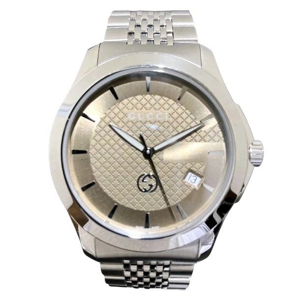 グッチ GUCCI Gタイムレス 126.4 クォーツ 時計 腕時計 メンズ 【中古】