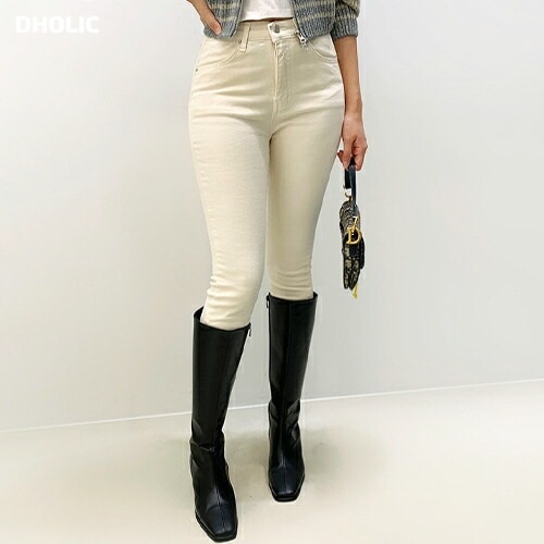 [メガ割りSALE]裏起毛スキニーパンツ