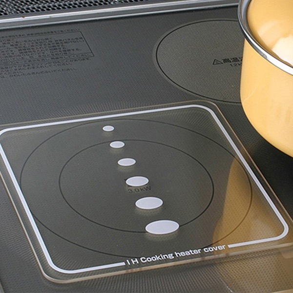 IHマット IHクッキングヒーターカバー 中 ガラス IH保護マット IH用保護マット コンロマット 保護カバー 保護マット IH マット カバー 傷防止 汚れ防止 焦げ防止 コゲ防止