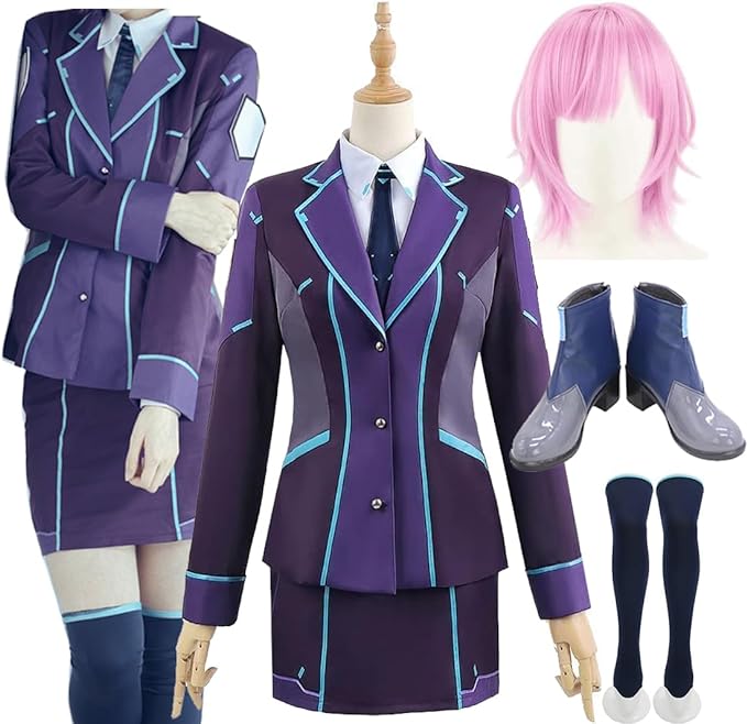 ウィッグ/靴追加可能 仮装 ハロウィン コスチューム 服 Vtuber 制服 ゆうひりり 衣装 コスプレ 夕陽リリ