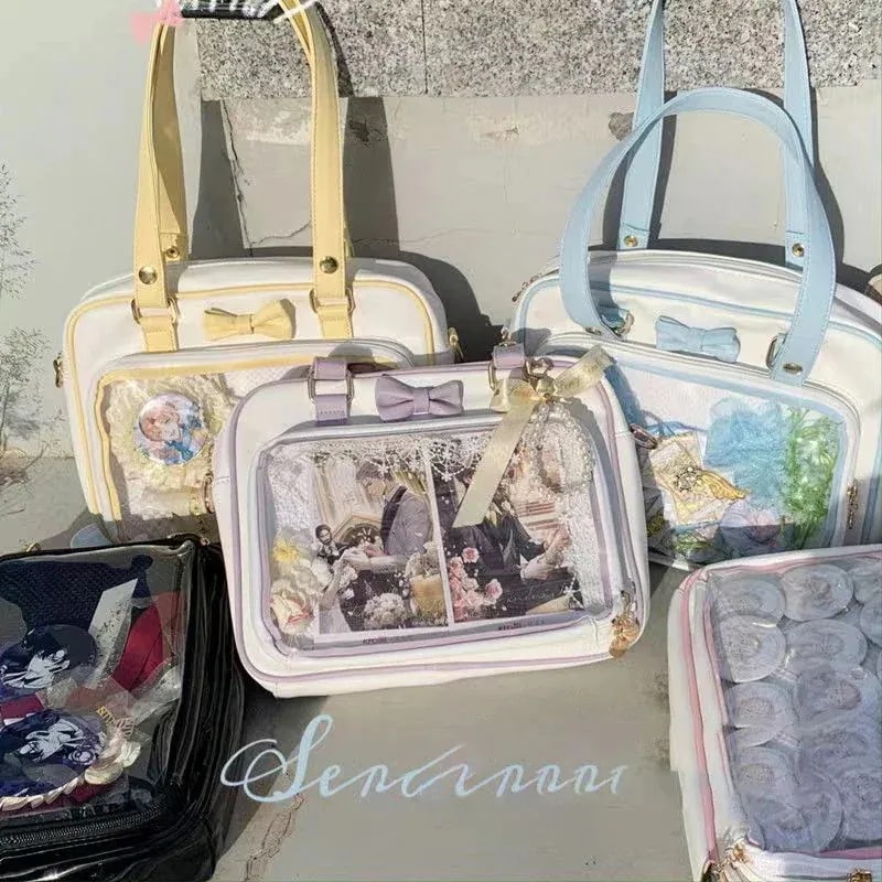 ショルダーバッグゆめかわ全6カラー　大容量クロコダイル痛バッグ痛バレディースショルダーバッグ推し活地雷　ロリータ　ロリィタ　可愛い　かわいい量産型通学韓国ファッションゆめかわいい今日は30パーセント