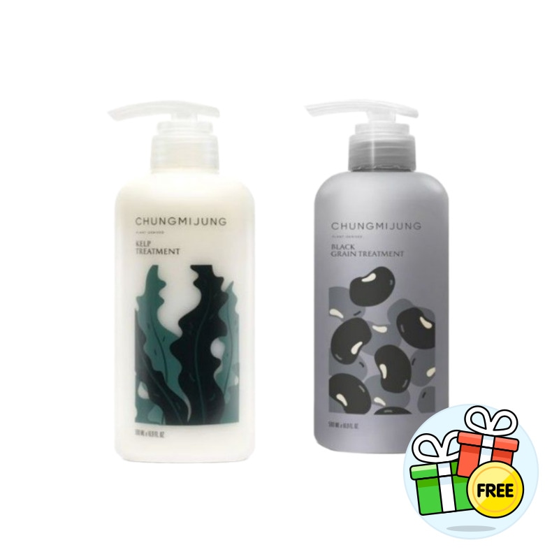 【化粧品ギフト付き】 韓方トリートメント 500ml（ワカメ／黒穀）選べる2種／韓国ヘアケア