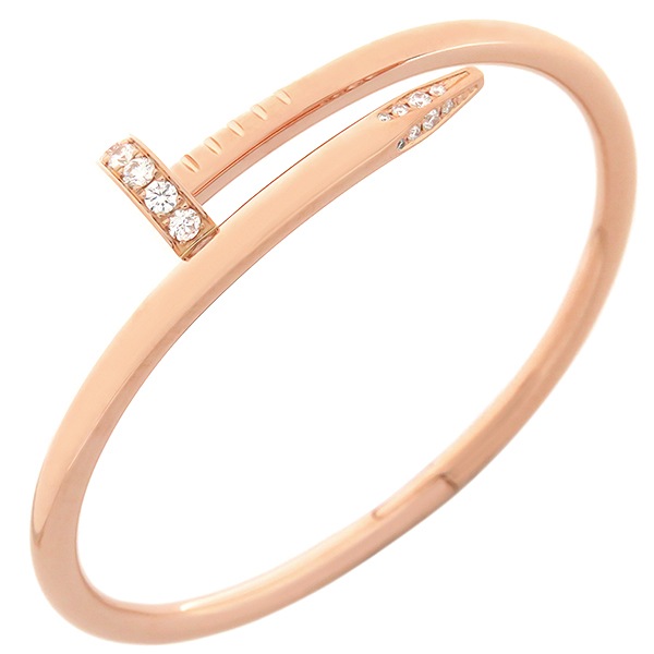 カルティエ Cartier ブレスレット ジュストアンクル K18PG ダイヤモンド ピンクゴールド #16 Au750 JUSTE UN CLOU B6048516【中古】 598,224円