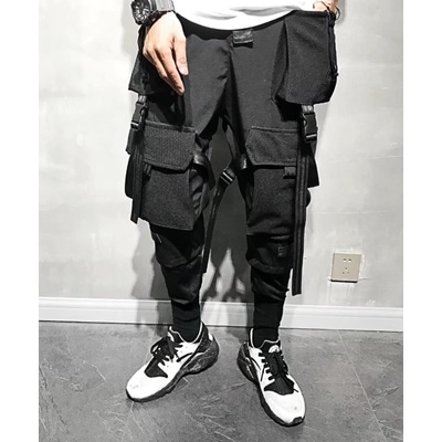ストリートファッション TECH WEAR カーゴ ジョガー テックフェアーTECH WEAR韓国ファッションカーゴジョガーパンツ