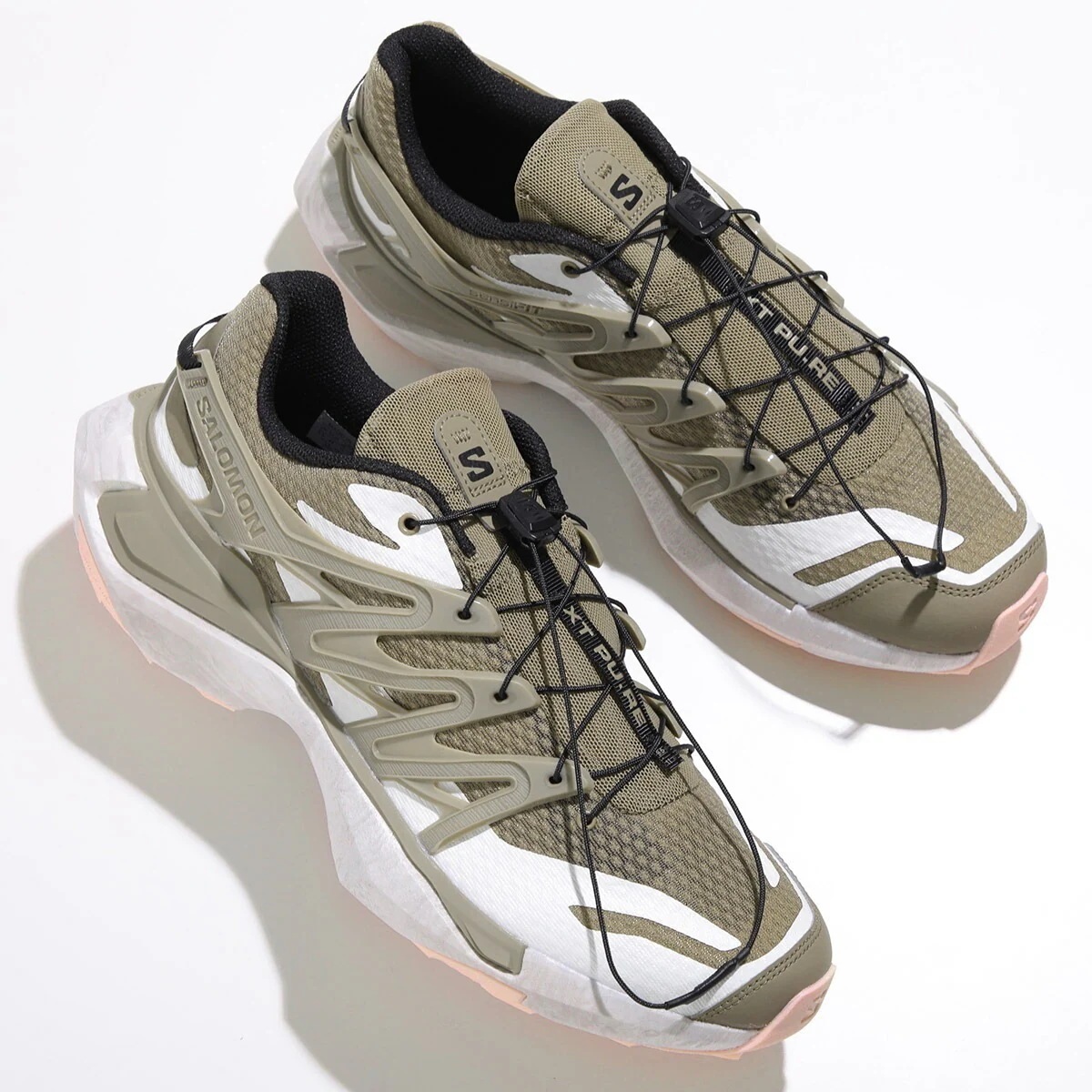SALOMON サロモン スニーカー XT PU.RE ADVANCED アドバンスド L47802600 メンズ ローカット シューズ 靴 Fallen-Rock/Stone-Gray/Vanill