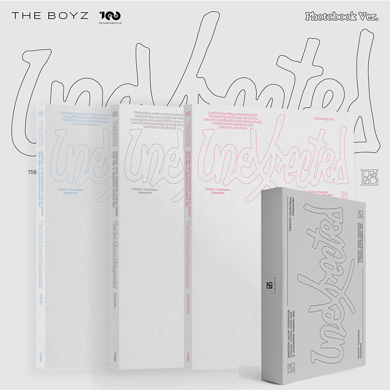 [4種セット] THE BOYZ - The 3rd Album [Unexpected] (Photobook Ver.3種+kiwee Album Ver.1種) チャート反映 当店特典