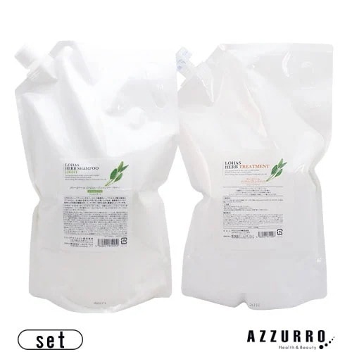 テ クノエイト ロハス ハーブシャンプー ライト2000ml ハーブトリートメント2000g 詰め替え 合計2点セット【宅急便対応】【翌日着対応】