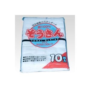 （まとめ） ぞうきん CR-ZK203-W 10枚入 (×10セット) 6,772円