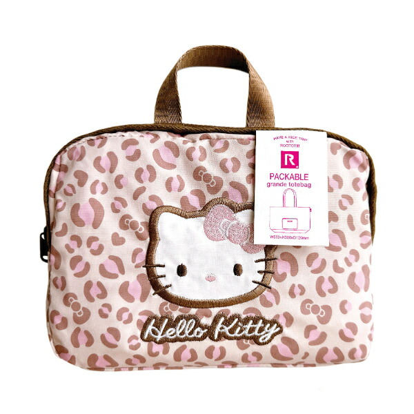 サンリオ ハローキティ パッカブル トートバッグ Lサイズ (Hello Kitty) 折り畳み Sanrio_5337-839503