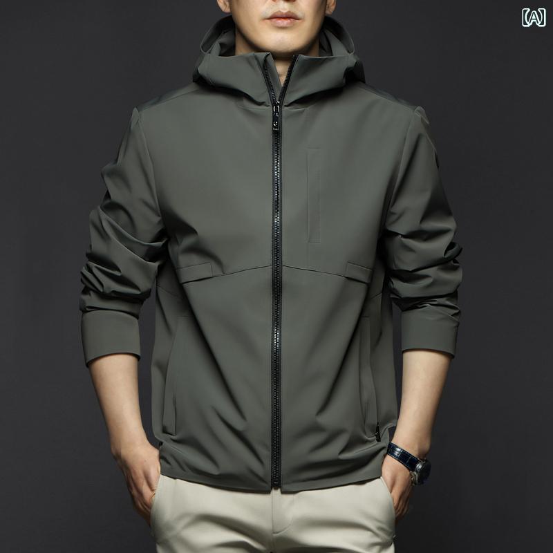 メンズ ファッション フード ジャケット 防風 ジャケット 春秋 ビジネス カジュアル トップス アウトドア 32,765円