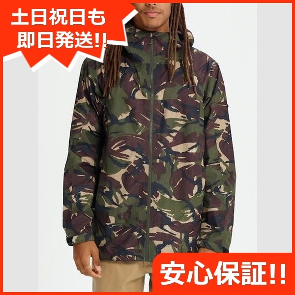 新品未開封品 Burton Men s Burton GORE-TEXR Packrite Rain Jacket Seersucker Camo 8