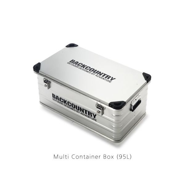 BACKCOUNTRYマルチコンテナボックスアルミストレージ95L