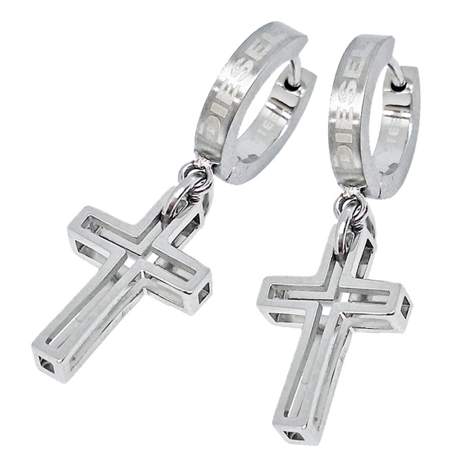 DIE ピアス DX1333040 クロス 片耳 シングルピアス 2個セット (両耳用orペア用 ) メンズ ユニセックス