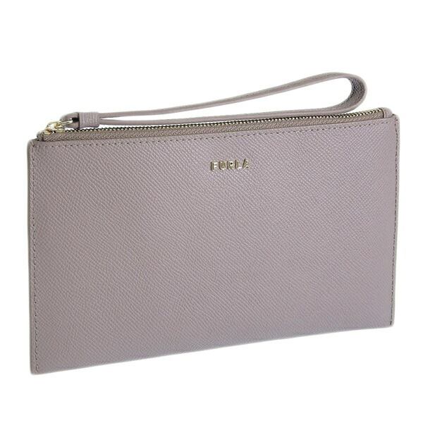 フルラ 小物 レディース ポーチ ミニクラッチ アウトレット レザー グレー CLASSIC XL ENVELOPE WE00256BX03062572S FURLA