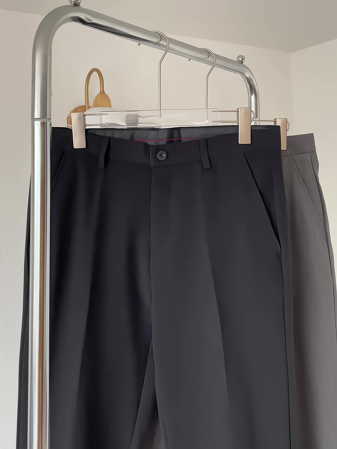 スラックス メンズ 春秋 ワイド スリム 九分丈 カジュアル ロングパンツ 5,016円