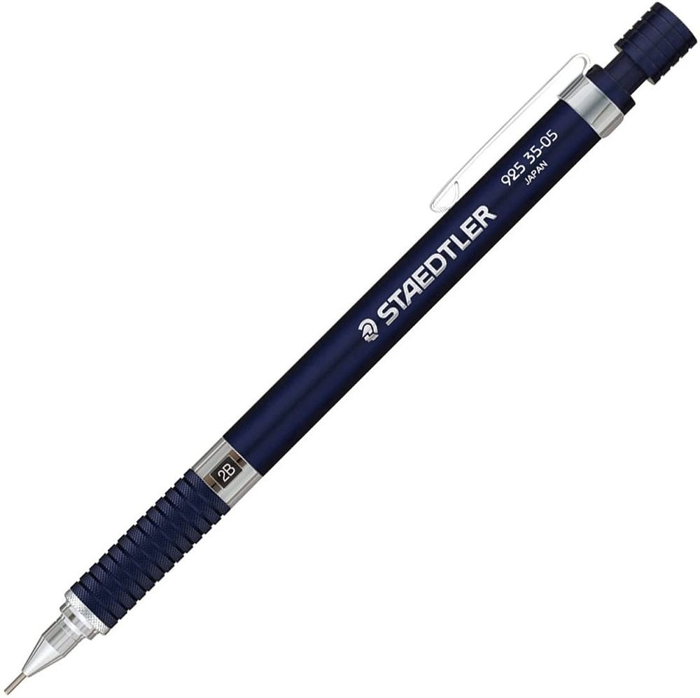 （まとめ買い）製図用シャープペンシル 0.5mm ナイトブルー 925-35-05N [x3]