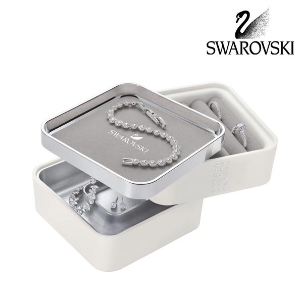 スワロフスキー Swarovski White collection jewelry box 5276627 プレゼント ジュエリーBox ジュエリーCase White / ホワイト