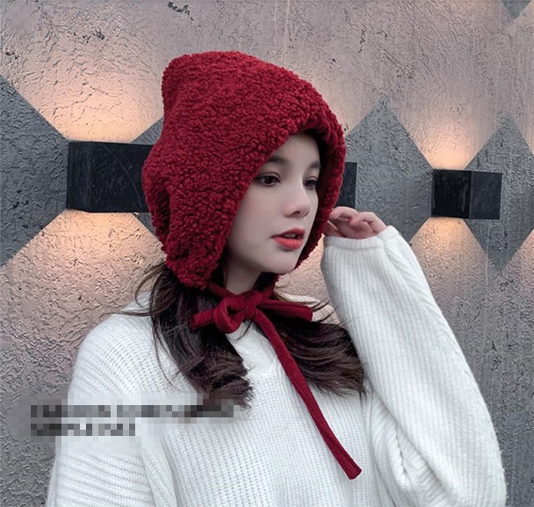 細見えする 韓国ファッション 冬 秋 新品 暖かい 耳の保護 ハット バンディング 可愛い 簡約