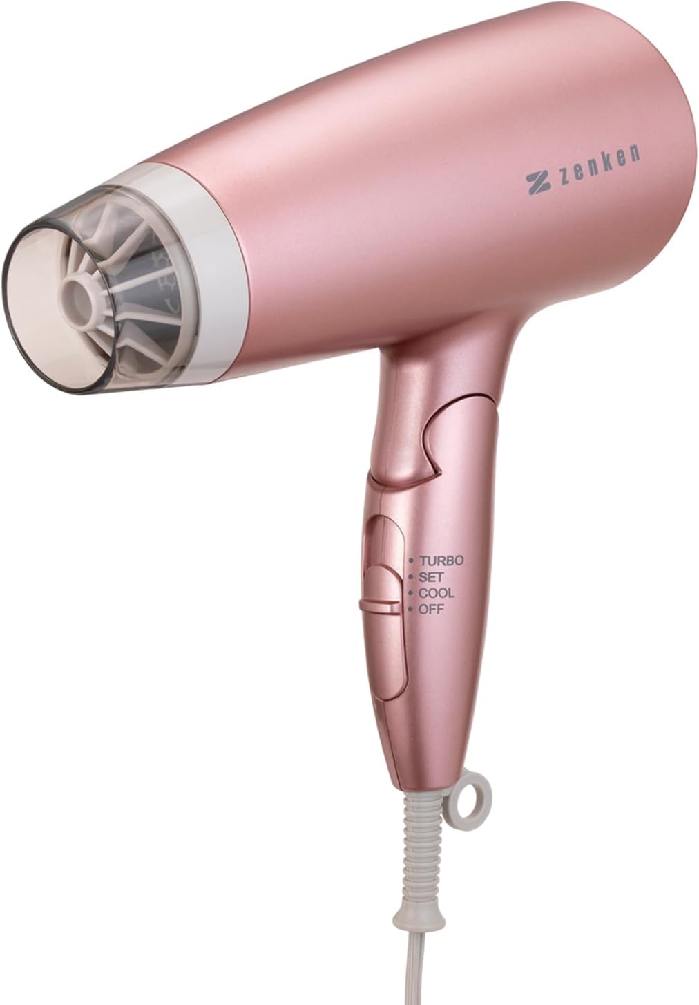 ゼンケン電磁波低減 ヘアケアドライヤーZD-750 (ピンク)