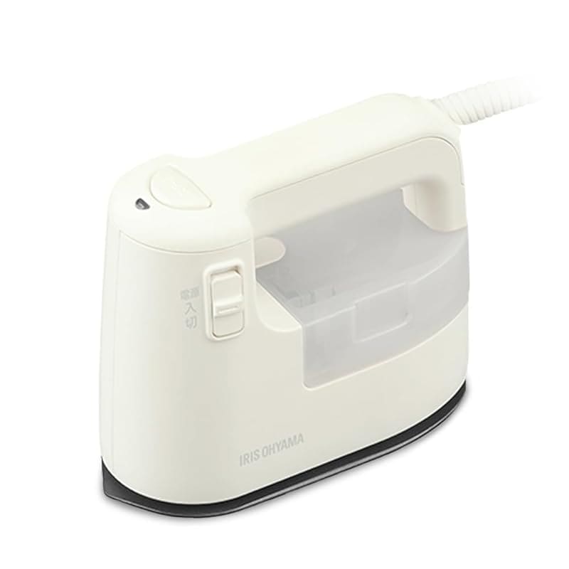即納：【35秒で起動】 アイリスオーヤマ アイロン スチームアイロン 軽量 衣類スチーマー プレスアイロン IRS-02-W ホワイト 10,201円