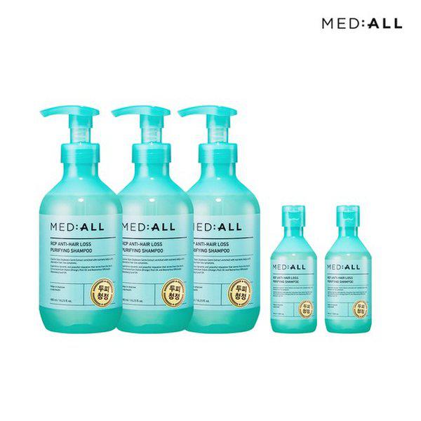 ピュリファイングクレンジング強化シャンプー 480ml 3個 + 100ml 2個