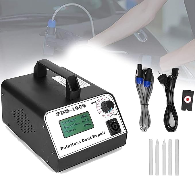 デントリムーバーペイントレスデント修復ツール110v1000w車体無塗装デントリペア取り外しキット誘導磁気鉄製車体取り外しデント