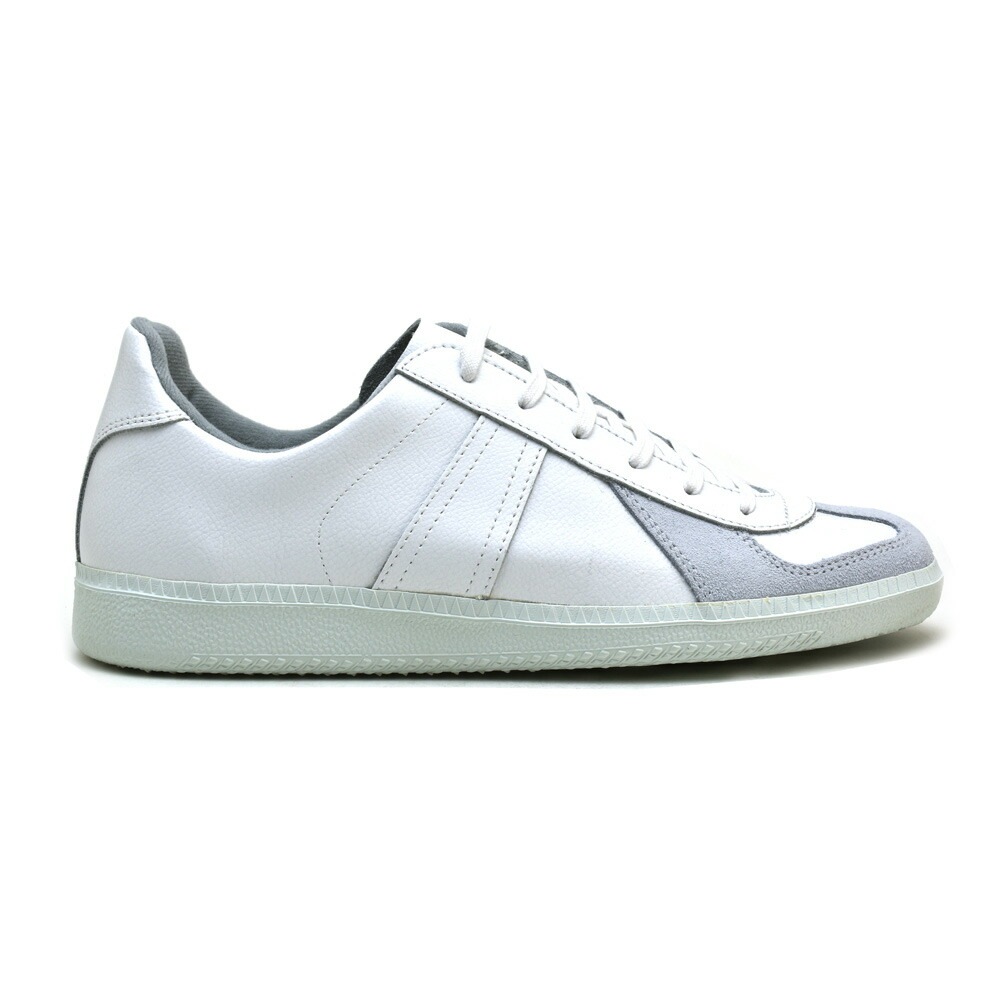 ジャーマントレーナー ホワイト 白 GERMAN TRAINER 1183 WHITE/WHITE ドイツ軍 トレーニングシューズ スニーカー [1183-allwhite]