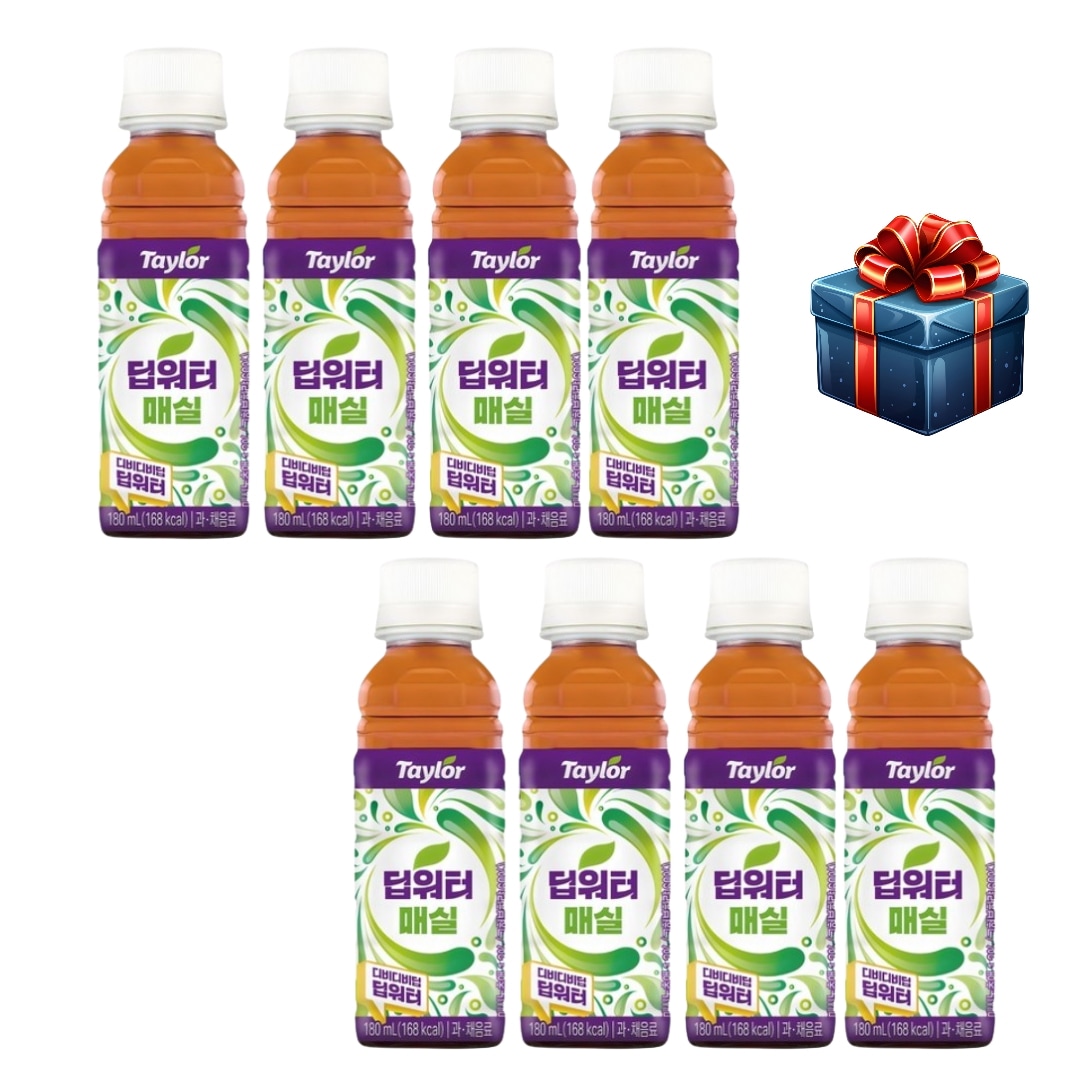 [韓国人気飲料1+1] ディープウォーター コンブチャ 180ML 4+4 全8本 大容量 便秘解消 ダイエット飲料 プルーン 濃縮 韓国食品 6,602円