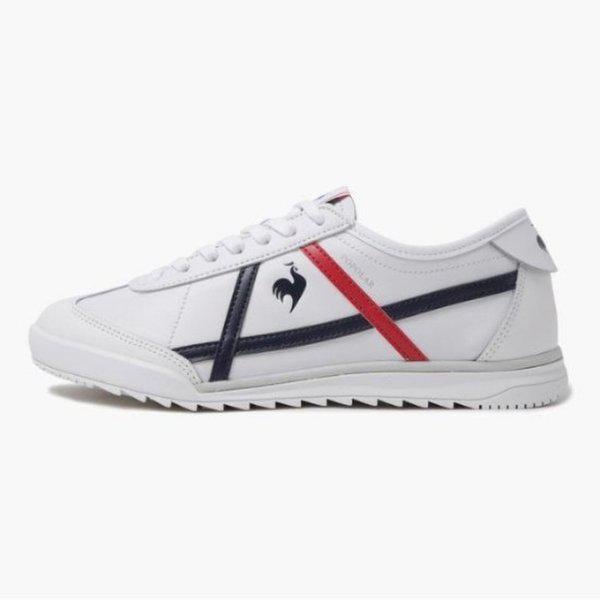 スニーカー JQS QQ123LSN13-WBR ポポラ クラシック PRM V2 / WHITE / BLUE / RED