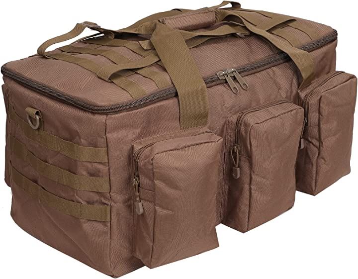 キャンプ バッグ トートバッグ ビッグバッグ アウトドアバッグ キャンプ道具収納 ソフトコンテナ(ブラウン)