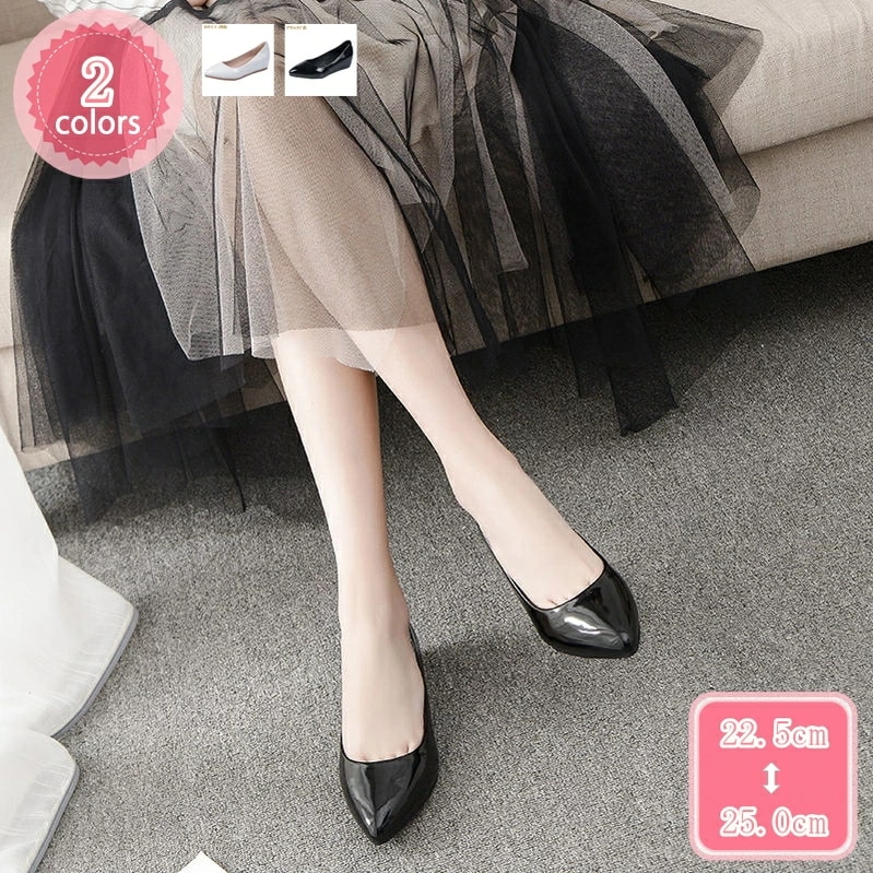 777円OFFクーポン エナメル パンプス ウェッジヒール ミドルヒール 5cm ブラック フォーマル リクルート 通勤 立ち仕事 レディース シューズ スリッポン アーモンドトゥ 走れる パンプス 9,392円