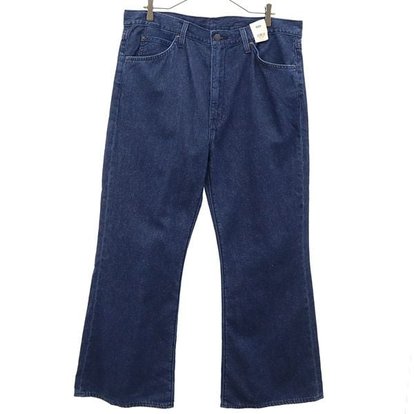 未使用 ブーツカットデニムパンツ W36 ブルー ビッグＥ ジーパン メンズ