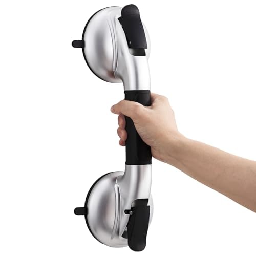 TAILI 浴槽手すり 風呂 大型吸盤強力 介護 吸盤シャワーてすり ドアハンドル ドアノブ 取っ手 浴室 トイレ バスルーム 玄関手摺 入浴介