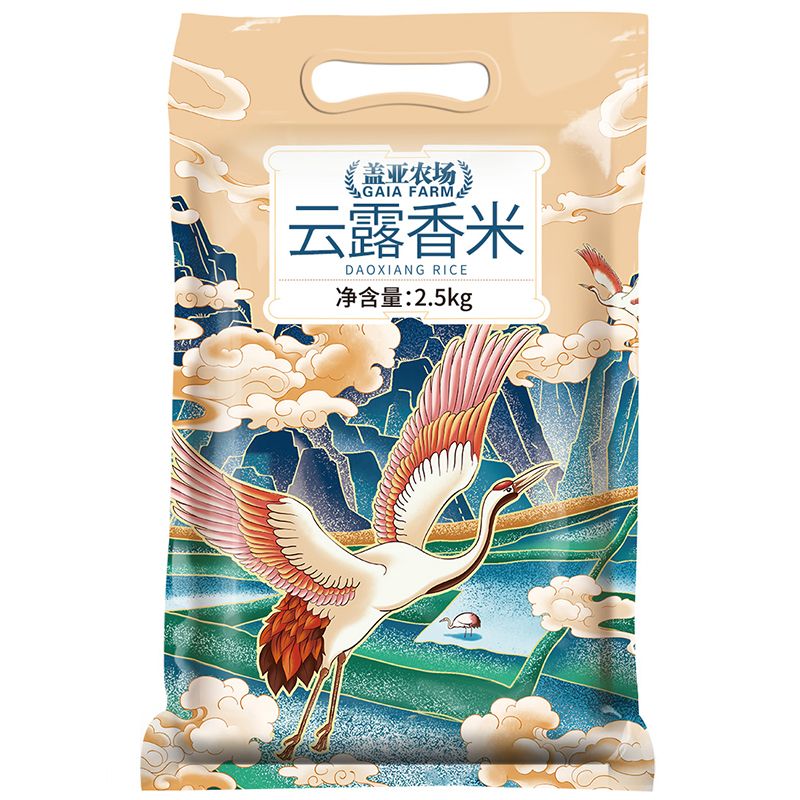 ガイア農場雲露香米25kg真空装東北米