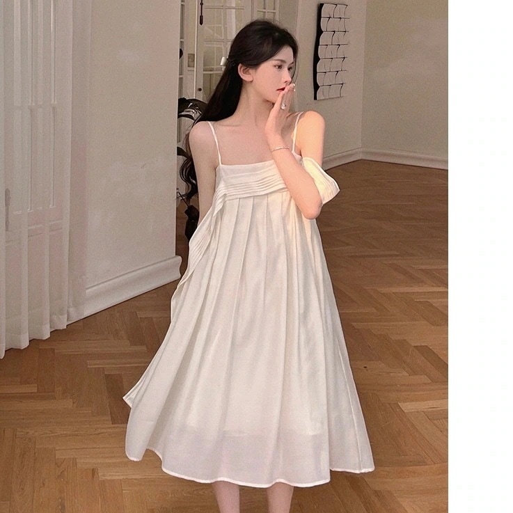 ファットマミー キャミソール ワンピース キャミワンピースノースリーブワンピ フランス