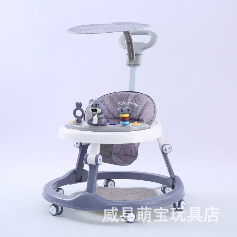 O 脚防止機能多機能寝返り防止機能を備えた 6 ～ 18 か月用のベビー ウォーカー赤ちゃんはチャイルド ウォーカーに座って歩くことを学ぶことができます