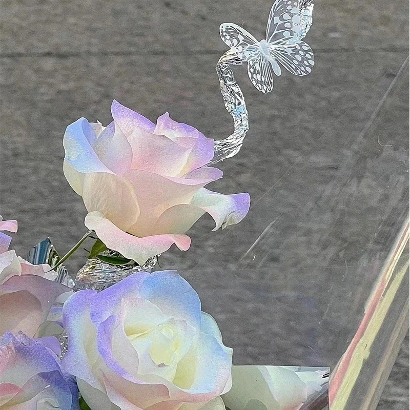 ワンピースドレスキャミワンピエターナル オーロラ ソープフラワー ブーケ ハンド ローズ フラワー シミュレーション フラワー