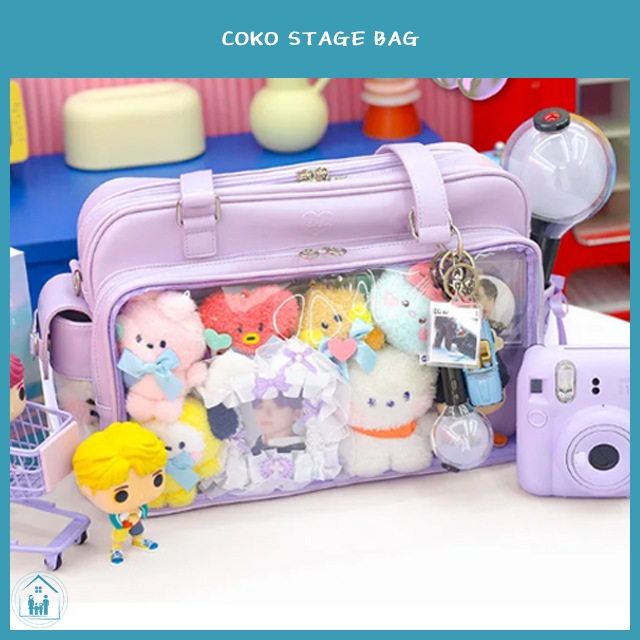 COKO STAGE BAG (S SERIES) KPOP IDOL CONCERT BAG CHERRY IN BLACK
