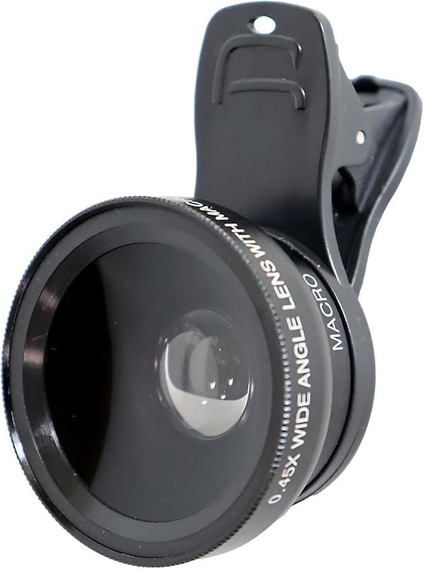 Qoo10] スマホ用カメラレンズ 2in1クリップ式