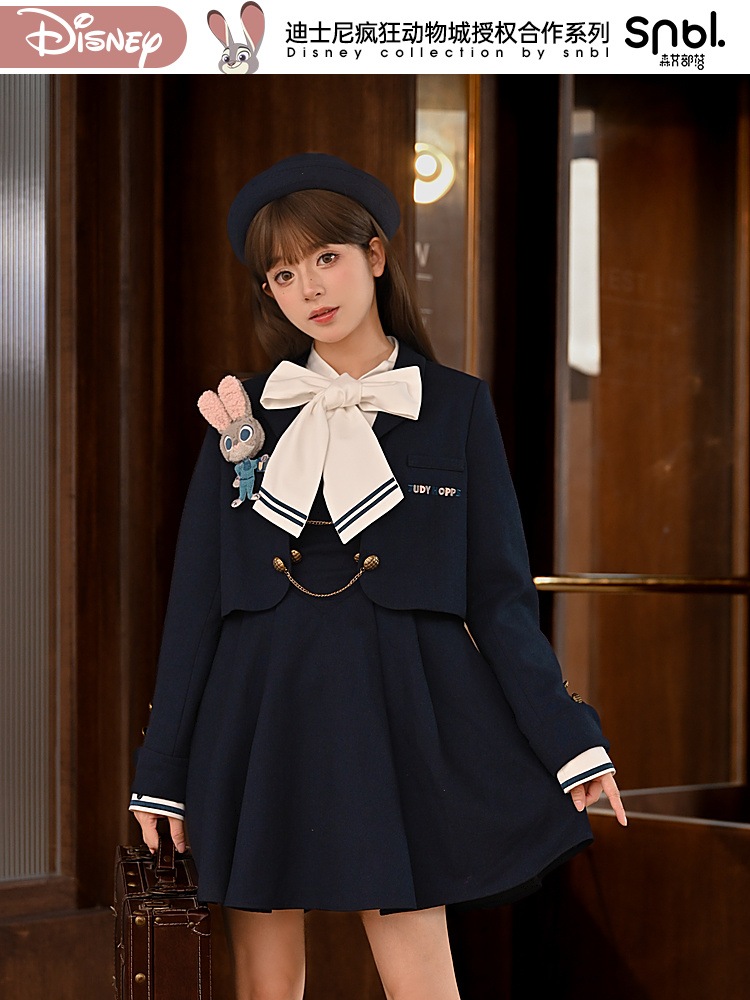 ズートピア カレッジスタイル 高身長スリムスーツ スリーピースワンピース 初秋新作 森ガール族