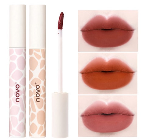 NOVO5762 リップグロス リップガーゼ ウォーターライトミラー ソフトミスト ホワイト 気質 優しい デイリー 学生 女性 お手頃価格 リップグロス